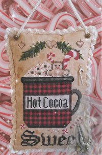 Christmas Mug (w/2 bells & candy cane charm)