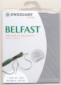 クロスステッチ*布*リネン*Zweigart*Belfast*32ｃt*Pearl Grey*プレカット