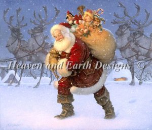 画像1: Santa and The Reindeer