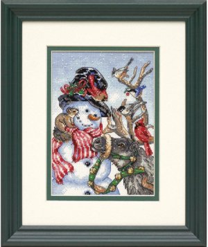 画像1: Dimensions：Snowman & Reindeer by Donna Race *キット