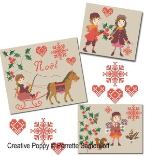 画像1: Children's Christmas - 3 motifs