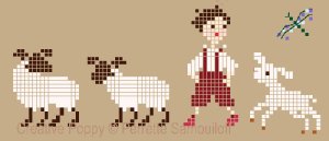 画像5: Happy childhood collection: The sheep (small pattern)