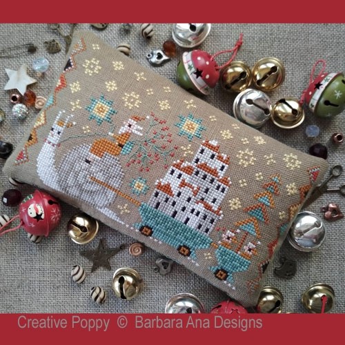 ク ロ ス ス テ ッ チ*Fabric**Barbara Ana Designs*Christmas is coming,ク ロ ス ス テ ッ チ...