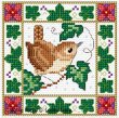 画像3: Christmas Birds (mini motifs or cards)