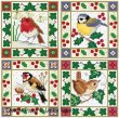 画像1: Christmas Birds (mini motifs or cards)