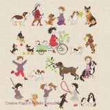 画像: Happy Childhood: dogs and puppies