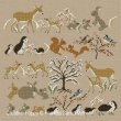 画像1: Mother and baby animals, Winter (large)