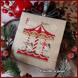 画像: 12 Christmas Vintage Series 4 Carousel Horses