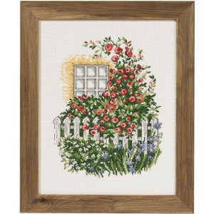 画像: Permin:Flowers at the window 1*キット