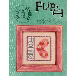 画像: Flip-It Stamp February ボタンチャーム付き