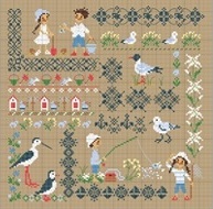 画像1: Seaside motif sampler