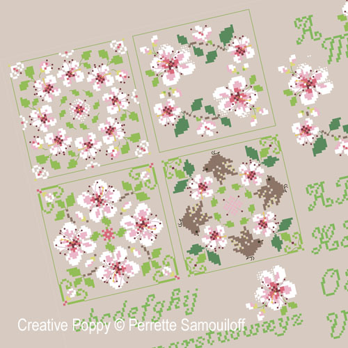 Perrette Samouiloff*Cherry Blossom motifs