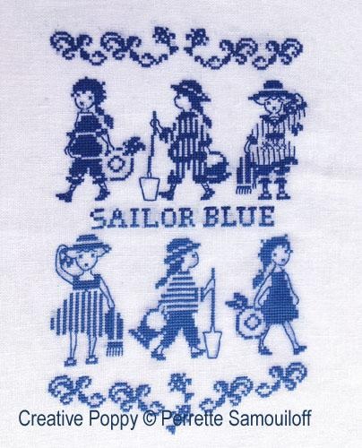 画像1: Sailor Blue (Girls' Beach fashion)